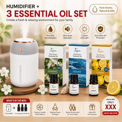 SD-04 Humidifier With  Essential Oil Combo Set