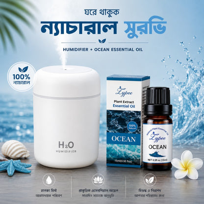 DQ-107 Humidifier with Essential Oil Combo Set