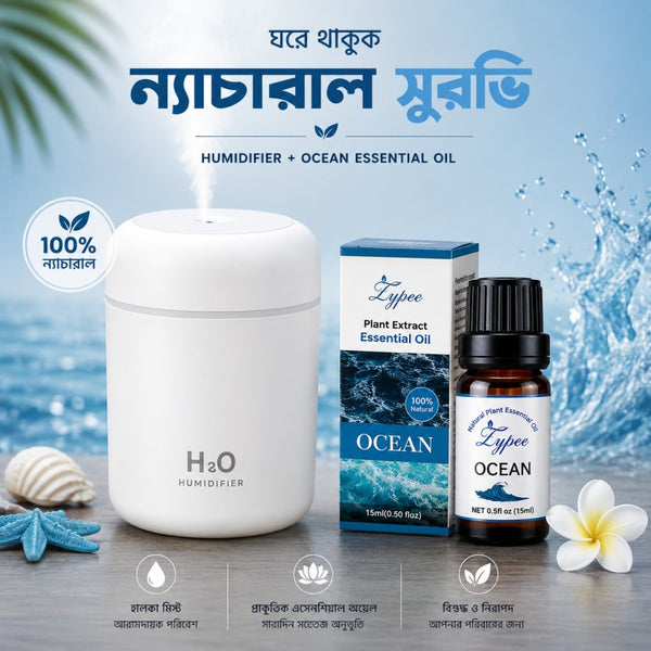 DQ-107 Humidifier with Essential Oil Combo Set