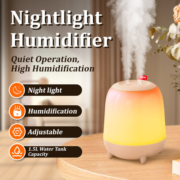 Double Nozzle Humidifier With Essential Oil Combo Set